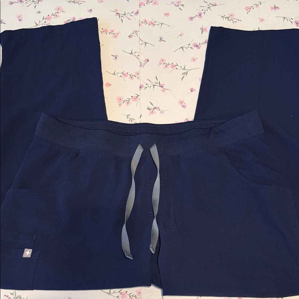 Figs Navy Drawstring Lounge Pants